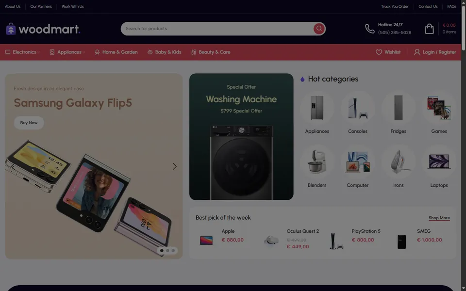E-commercewebsite van Serdar ÖSGE Smart Shop